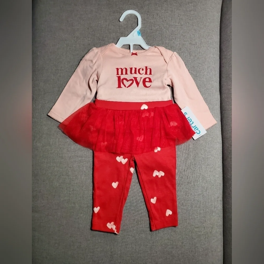 TWO Carter's girls each size 6 months two carters garments